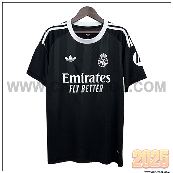 Camiseta Futbol Real Madrid Negro Edicion Especial 2025 2026