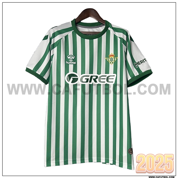 Camiseta Futbol Real Betis Verde/Blanco Edicion Especial 2025 2026