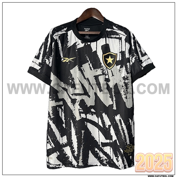 Camiseta Futbol Botafogo Cuatro Negro/Gris 2025 2026