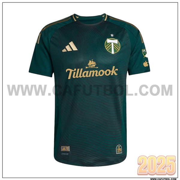 Nuevo Camiseta de Portland Timbers Primera Verde 2024/2025