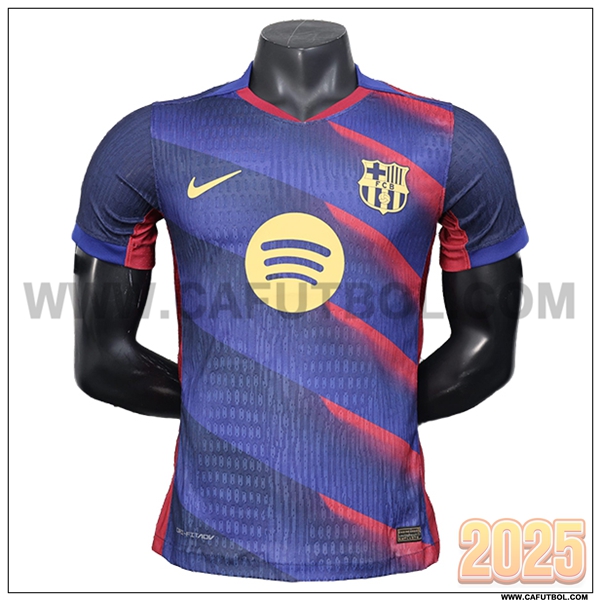 Camiseta Futbol FC Barcelone Azul Marina Edicion Especial 2025 2026