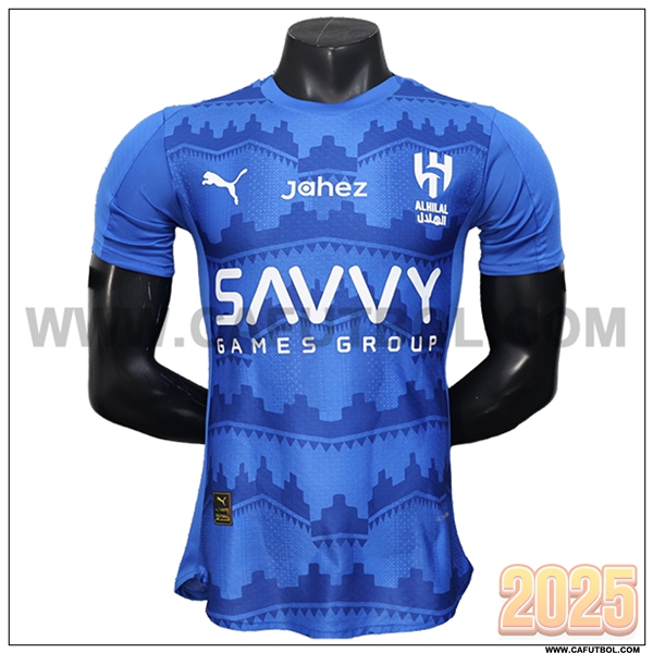 Primera Camiseta Futbol Al-Hilal Azul 2025 2026