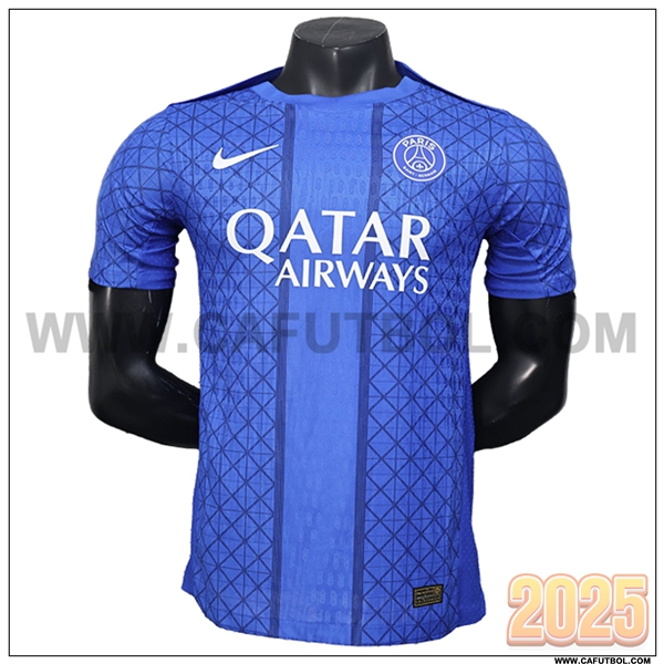 Camiseta Futbol PSG Azul Edicion Especial 2025 2026
