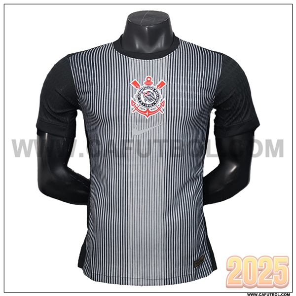 Camiseta Futbol Corinthians Gris Edicion Especial 2025 2026