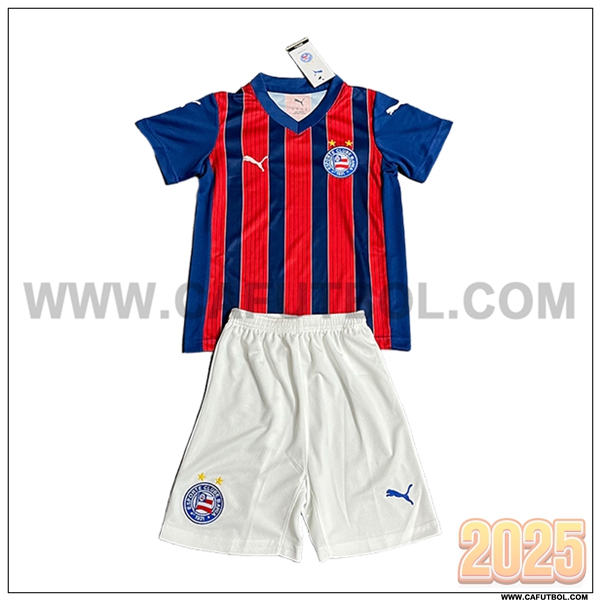 Nuevo Camiseta de EC Bahia Segunda Ninos Rojo/Azul 2025 2026