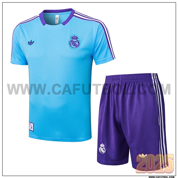 Camiseta Entrenamiento Real Madrid Azul/Violeta 2025 2026