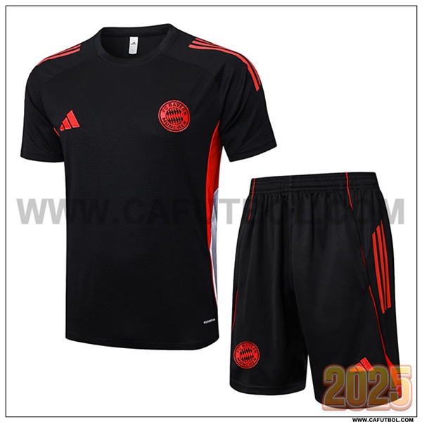 Camiseta Entrenamiento Bayern Munich Negro/Rojo 2025 2026