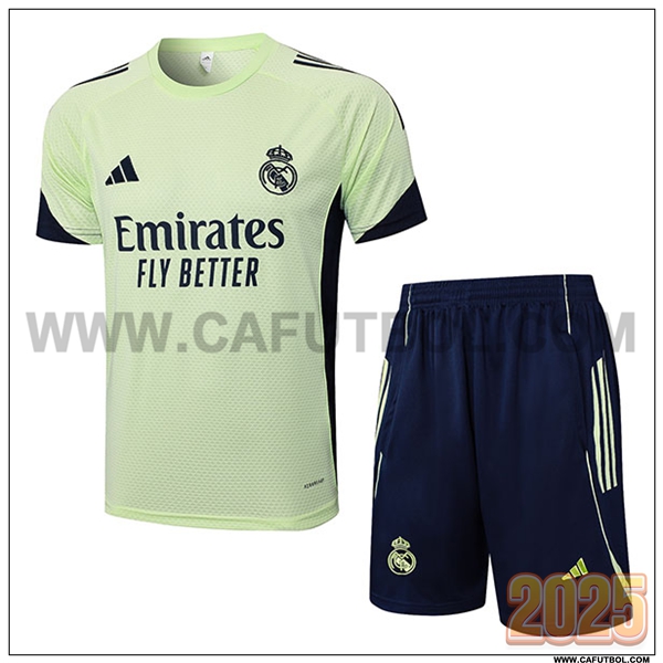 Camiseta Entrenamiento Real Madrid Verde/Azul 2025 2026