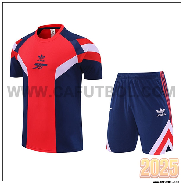 Camiseta Entrenamiento Arsenal Rojo/Azul/Blanco 2025 2026