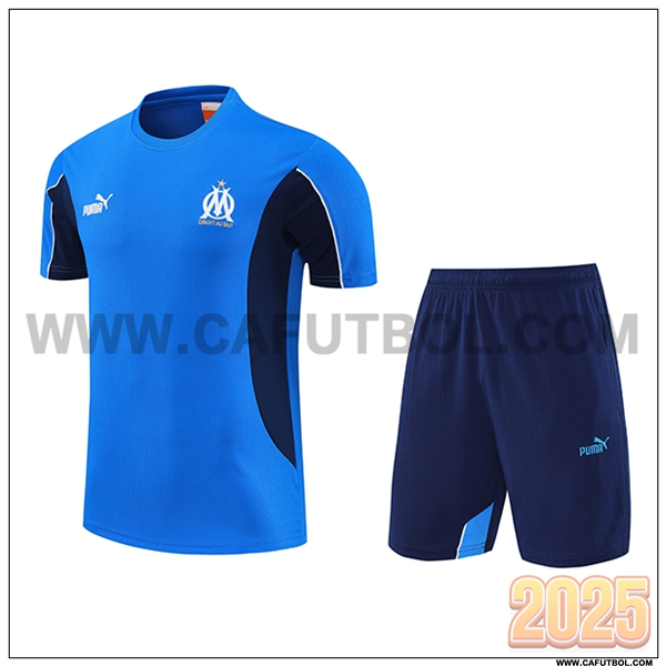 Camiseta Entrenamiento Marsella Azul 2025 2026 -02