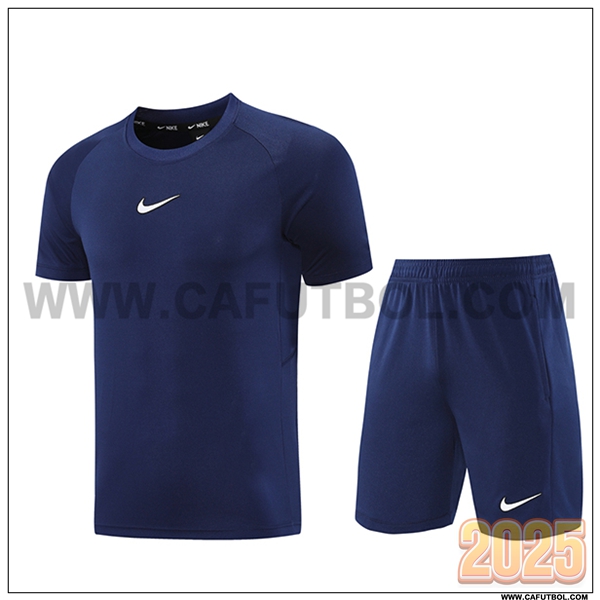 Camiseta Entrenamiento Nike azul real 2025 2026 -02