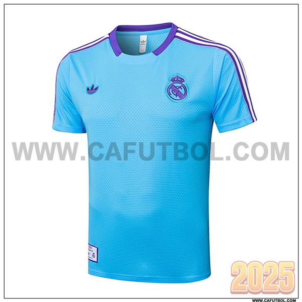 Camiseta Entrenamiento Real Madrid Azul/Violeta 2025 2026
