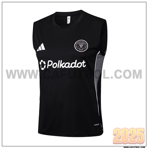 Chalecos De Futbols Inter Miami CF Negro/Gris 2025 2026