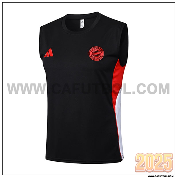 Chalecos De Futbols Bayern Munich Negro/Blanco/Rojo 2025 2026