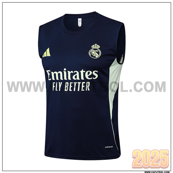 Chalecos De Futbols Real Madrid Azul marino 2025 2026