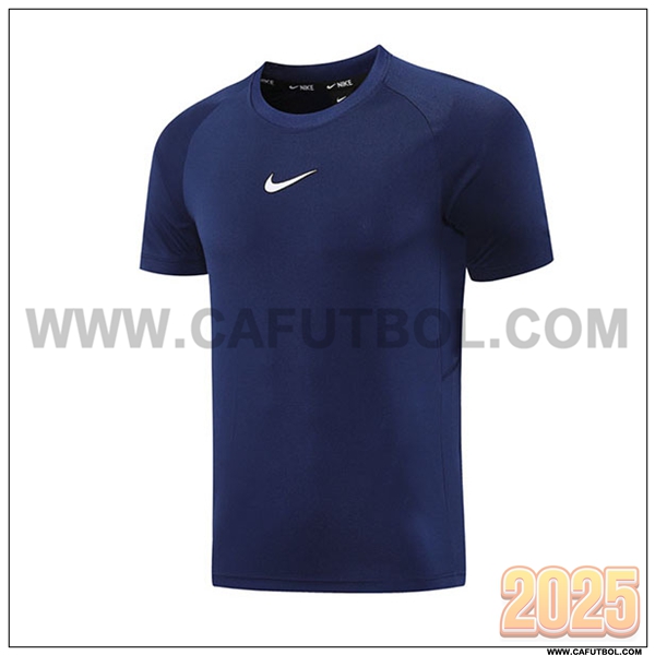 Camiseta Entrenamiento Nike azul real 2025 2026 -02