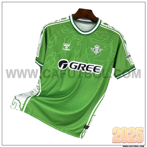 Camiseta Entrenamiento Real Betis Verde/Blanco 2025 2026