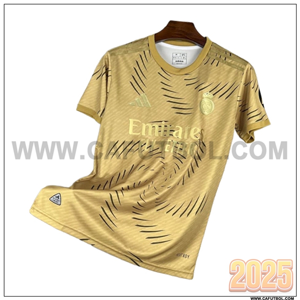 Camiseta Entrenamiento Real Madrid Amarillo 2025 2026