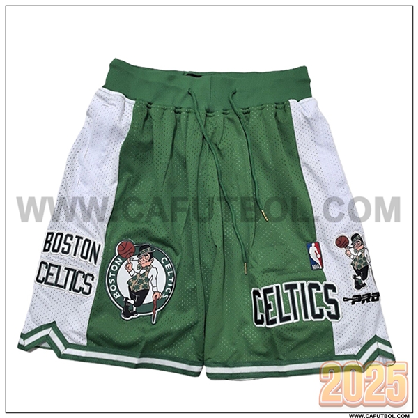 Cortos NBA Boston Celtics 2025/26 Verde/Blanco