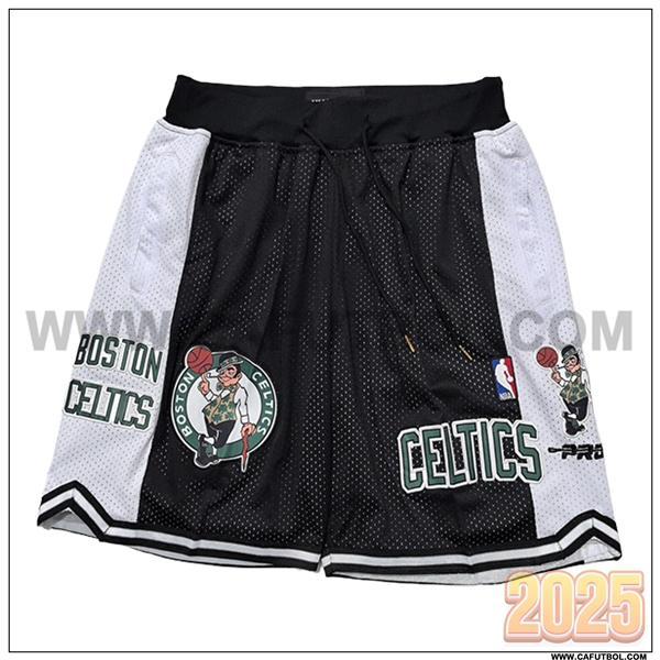 Cortos NBA Boston Celtics 2025/26 Negro/Blanco