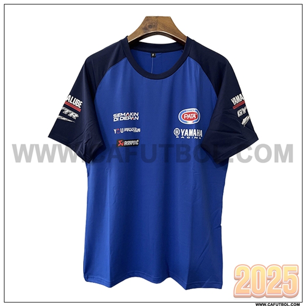 Camiseta de manga corta Yamaha Team Azul 2025