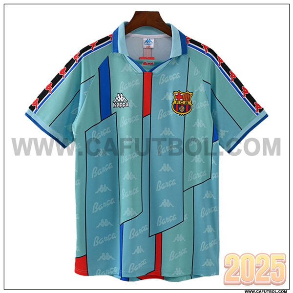 Segunda Camiseta de FC Barcelona Azul Retro 1996/1997