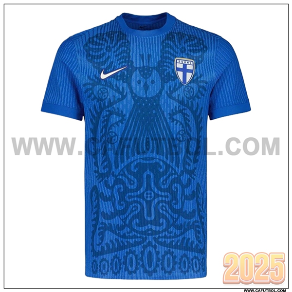 Nuevo Camiseta Equipo Finlandia Segunda Azul 2025 2026