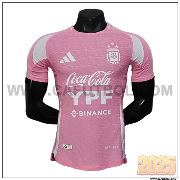 Camiseta Equipo de Argentina Rosa Edicion Especial 2025 2026