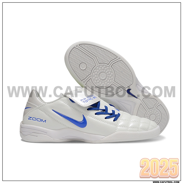 Nike Botas De Fútbol T90 TF Blanco/Azul