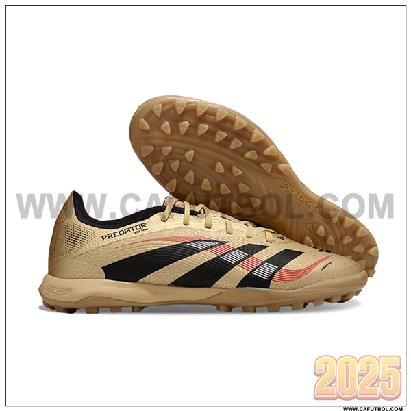 Adidas Botas De Fútbol PREDATOR 25 ELITE TF BOOTS Marrón/Negro