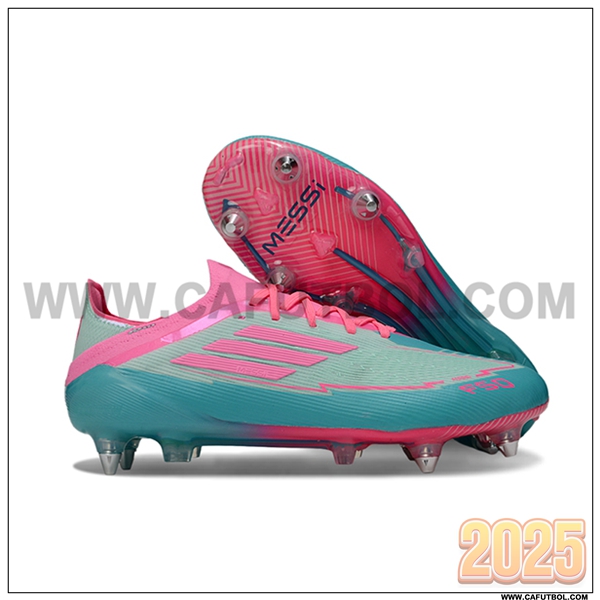 Adidas Botas De Fútbol F50 Elite SG Verde/Rosa