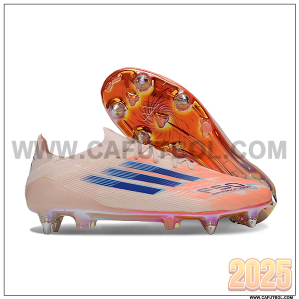 Adidas Botas De Fútbol F50 Elite SG Naranja/Azul