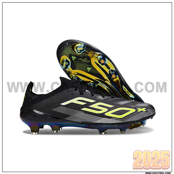 Adidas Botas De Fútbol F50+.1 FG Negro/Verde
