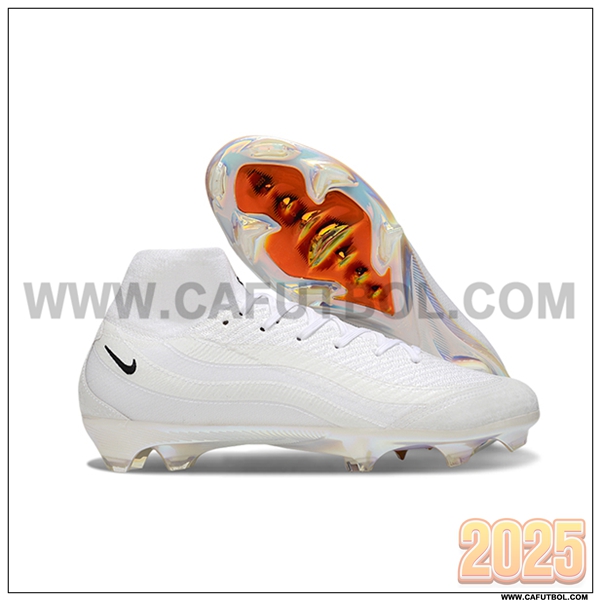 Nike Botas De Fútbol Air Zoom Mercurial Superfly IIX Elite FG Blanco
