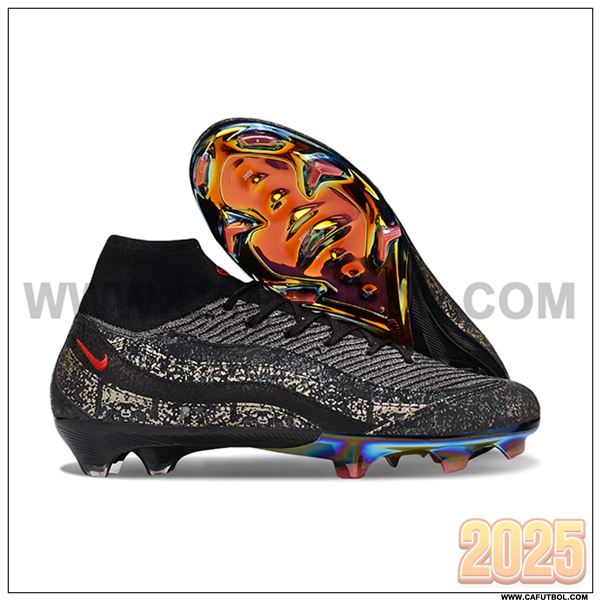 Nike Botas De Fútbol AIR Zoom Mercurial Vapor 16 Elite AIR MAX 95 XXV FG Negro