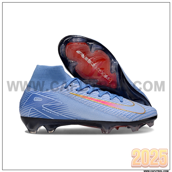 Nike Botas De Fútbol Air Zoom Mercurial Superfly IIX Elite FG Azul/Naranja