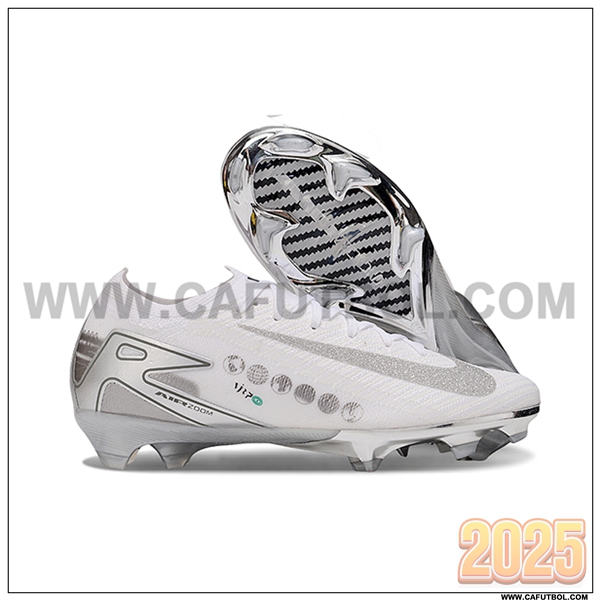 Nike Botas De Fútbol AIR Zoom Mercurial Vapor 16 Elite XXV FG Blanco/Gris