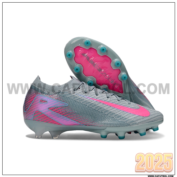 Nike Botas De Fútbol AIR Zoom Mercurial Vapor 16 Elite XXV AG Gris/Rosa