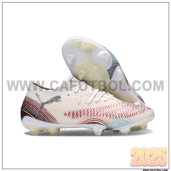 PUMA Botas De Fútbol FUTURE 8 ULTIMATE FG/AG Beige/Rojo