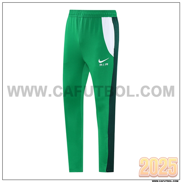 Pantalones Entrenamiento Nike Verde/Blanco 2025 2026