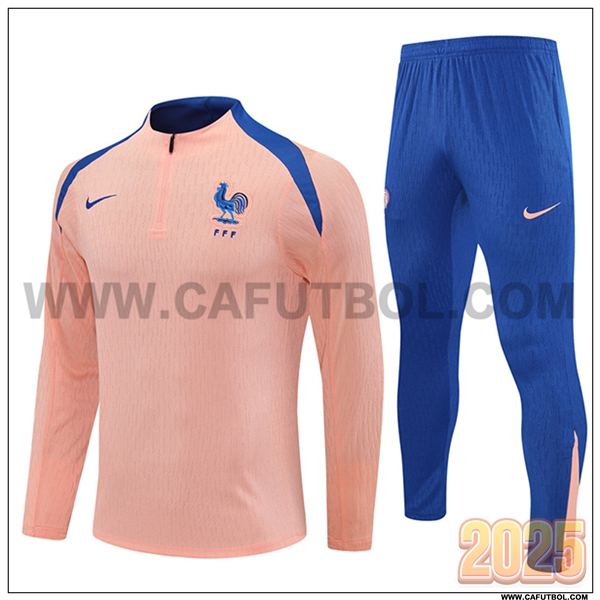 Chandal de Futbol Francia Rosa/Azul 2025 2026