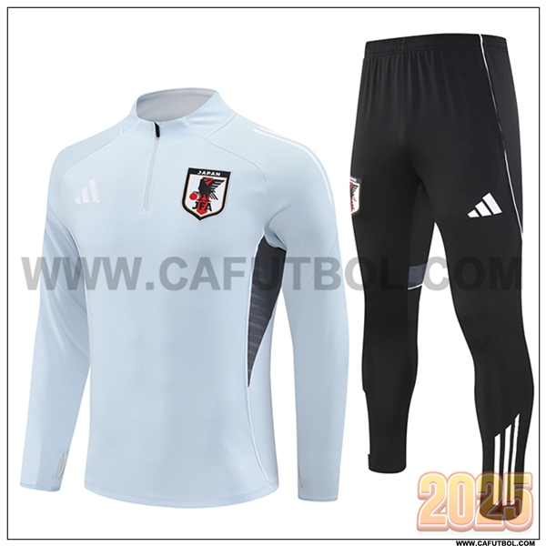 Chandal de Futbol Japon Gris Claro 2025 2026
