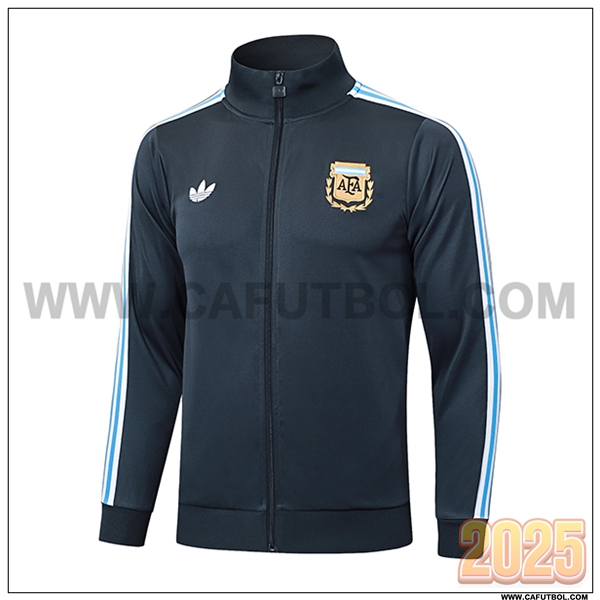 Chaquetas Futbol Argentina Gris Oscuro 2025 2026