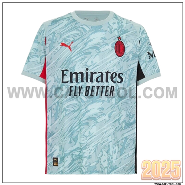 Nuevo Camiseta de Portero AC Milan Verde 2025 2026