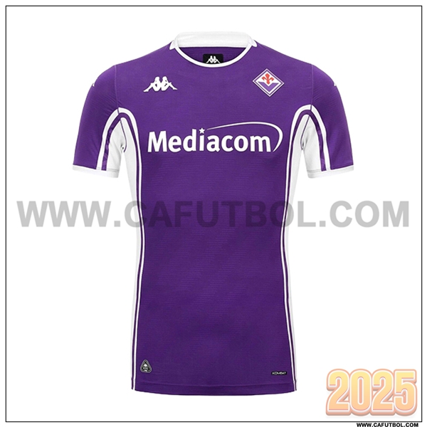 Nuevo Camiseta de ACF Fiorentina Primera Purpura/Blanco 2025 2026