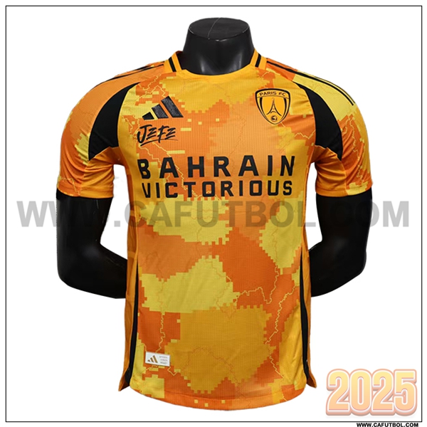 Tercero Camiseta Futbol PSG AMARILLO 2025 2026
