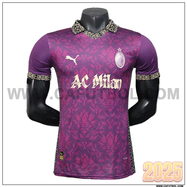 Camiseta Futbol AC Milan Purpura Edicion Especial 2025 2026