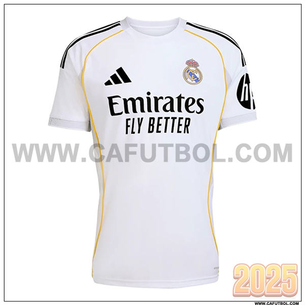 Nuevo Camiseta de Real Madrid Primera Blanco 2025 2026