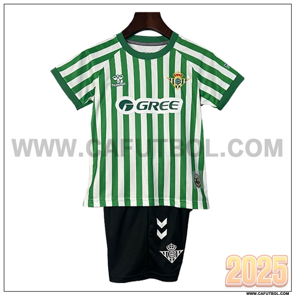Camiseta Futbol Real Betis Ninos Verde Edicion Especial 2025 2026