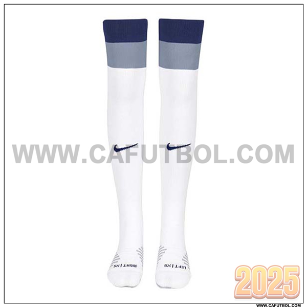 Primera Calcetines Futbol Tottenham Hotspurs Blanco 2025 2026